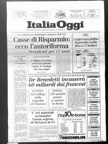 Italia oggi : quotidiano di economia finanza e politica